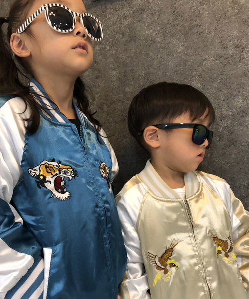 THE CASUAL（カジュアル）の「スカジャン キッズ（スカジャン・キッズ・J/I/H/G/F/E/D/C/B/A・110/120/130/140/150/160）」の18枚目の写真