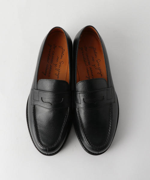 green label relaxing（グリーンレーベルリラクシング）の「別注［ジャラン スリウァヤ］▲JS GRAIN ローファー（ローファー・メンズ・ブラック/ダークブラウン・40/43/42/41/38/39）」の2枚目の写真