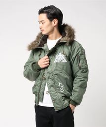 HYSTERIC GLAMOUR | プリマロフトエアフォース TRIANGLE-WOMAN N-2Bジャケット(ブルゾン)