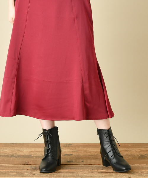 natural couture（ナチュラルクチュール）の「レースアップレディブーツ（ブーツ・レディース・アイボリー/ブラック/モカ・MEDIUM/LARGE）」の15枚目の写真