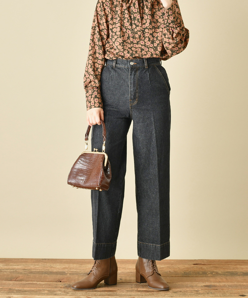 natural couture（ナチュラルクチュール）の「レースアップレディブーツ（ブーツ・レディース・アイボリー/ブラック/モカ・MEDIUM/LARGE）」の16枚目の写真