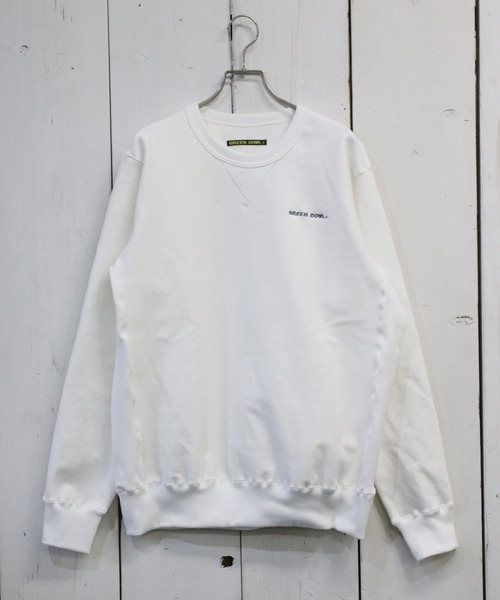 GREEN BOWL（グリーンボウル）の「GREEN BOWL Sweat Shirts/グリーンボウル スウェット シャツ（スウェット・メンズ・オフホワイト/杢グレー/スミクロ・40/38）」の11枚目の写真