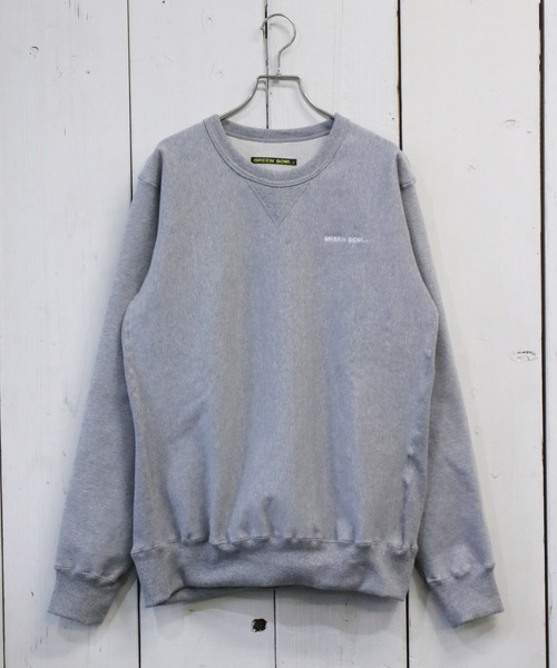 GREEN BOWL（グリーンボウル）の「GREEN BOWL Sweat Shirts/グリーンボウル スウェット シャツ（スウェット・メンズ・オフホワイト/杢グレー/スミクロ・40/38）」の15枚目の写真