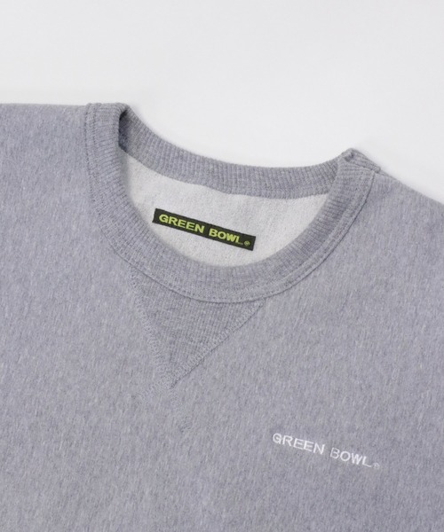 GREEN BOWL（グリーンボウル）の「GREEN BOWL Sweat Shirts/グリーンボウル スウェット シャツ（スウェット・メンズ・オフホワイト/杢グレー/スミクロ・40/38）」の10枚目の写真