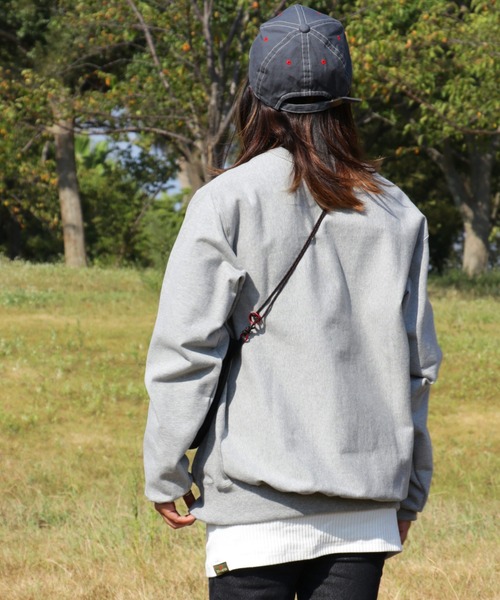 GREEN BOWL（グリーンボウル）の「GREEN BOWL Sweat Shirts/グリーンボウル スウェット シャツ（スウェット・メンズ・オフホワイト/杢グレー/スミクロ・40/38）」の20枚目の写真