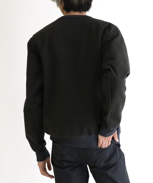 GREEN BOWL（グリーンボウル）の「GREEN BOWL Sweat Shirts/グリーンボウル スウェット シャツ（スウェット・メンズ・オフホワイト/杢グレー/スミクロ・40/38）」の22枚目の写真