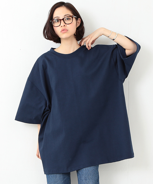 BEAMS BOY(ビームスボーイ)の「CAMBER / BIG T(Tシャツ/カットソー・レディース・グレー/ブラック/ホワイト/ネイビー・XX-LARGE)」の1枚目の写真