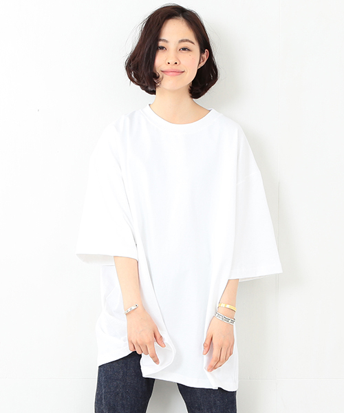 BEAMS BOY(ビームスボーイ)の「CAMBER / BIG T(Tシャツ/カットソー・レディース・グレー/ブラック/ホワイト/ネイビー・XX-LARGE)」の2枚目の写真