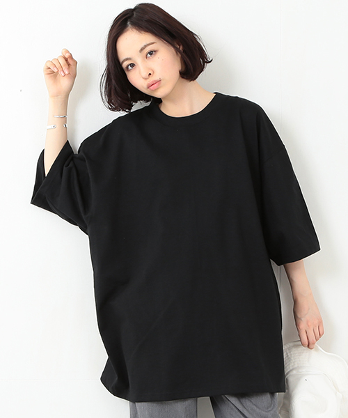 BEAMS BOY(ビームスボーイ)の「CAMBER / BIG T(Tシャツ/カットソー・レディース・グレー/ブラック/ホワイト/ネイビー・XX-LARGE)」の3枚目の写真