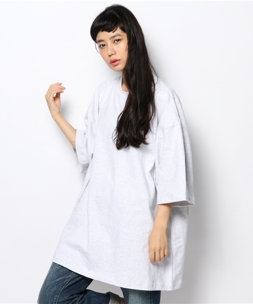 BEAMS BOY(ビームスボーイ)の「CAMBER / BIG T(Tシャツ/カットソー・レディース・グレー/ブラック/ホワイト/ネイビー・XX-LARGE)」の4枚目の写真