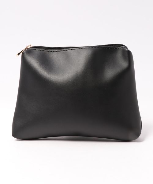 florist（フローリスト）の「ころんと丸いプリーツショルダーバッグ（ショルダーバッグ・レディース・ブラック/ベージュ/ブラウン/オフホワイト/キャメル・FREE）」の9枚目の写真