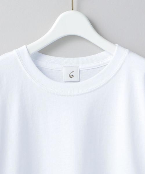 6（ロク）の「＜6(ROKU)＞DIGGING LONG SLEEVE T-SHIRT/Tシャツ（Tシャツ/カットソー・レディース・ホワイト・LARGE/MEDIUM/SMALL）」の4枚目の写真