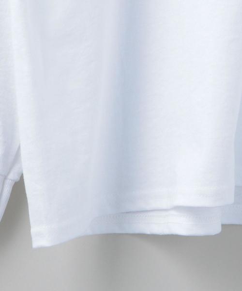 6（ロク）の「＜6(ROKU)＞DIGGING LONG SLEEVE T-SHIRT/Tシャツ（Tシャツ/カットソー・レディース・ホワイト・LARGE/MEDIUM/SMALL）」の2枚目の写真