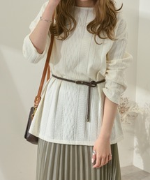 Ambre Neige | フクレジャガードチュニック【WEB/EC限定商品】(Tシャツ/カットソー)