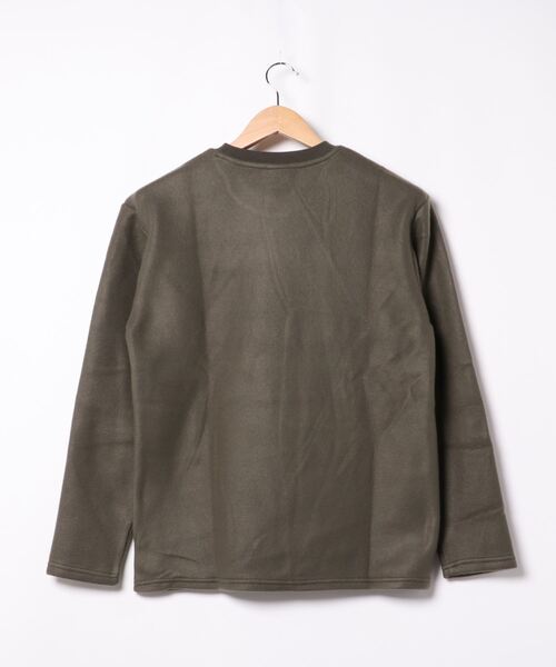 B.I.D.（ビーアイディー）の「ロングスリーブ クルーカットソー（Tシャツ/カットソー・レディース・カーキ/ホワイト/ブラック/ベージュ・MEDIUM/LARGE）」の5枚目の写真