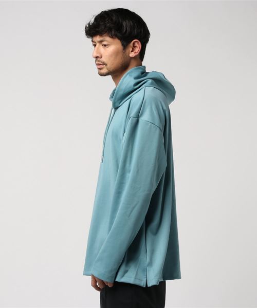 WEGO（ウィゴー）の「WEGO/ロゴ刺繍ビッグシルエットポンチプルパーカー（パーカー・メンズ・ホワイト/グリーン系その他・MEDIUM/LARGE）」の16枚目の写真