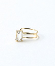 ESTELLE（エステール）の「K10 イエローゴールド ホワイトトパーズ イヤーカフ ESTELLE/エステール WEB限定（イヤーカフ・レディース）」