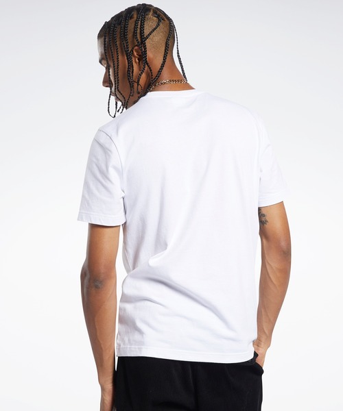 Reebok(リーボック)の「ベクターロゴ ショートスリーブ Tシャツ / CL F VECTOR TEE(Tシャツ/カットソー・メンズ・ブラック/ネイビー/ホワイト・SMALL/X-LARGE/LARGE/XX-LARGE/MEDIUM)」の5枚目の写真