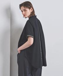 ＜THE RERACS （ザ リラクス）＞フレア ポロシャツ WHITE THE RERACS（ザ・リラクス）の「＜THE RERACS （ザ リラクス