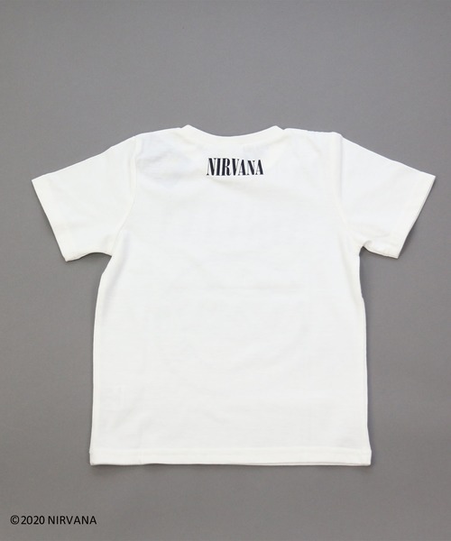 JAM & LINK(ジャムアンドリンク)の「NIRVANA/ニルヴァーナ ロゴ半袖Tシャツ(Tシャツ/カットソー・キッズ・ブラック/オフホワイト/ライトピンク・100cm/120cm/130cm/140cm/90cm/110cm)」の11枚目の写真
