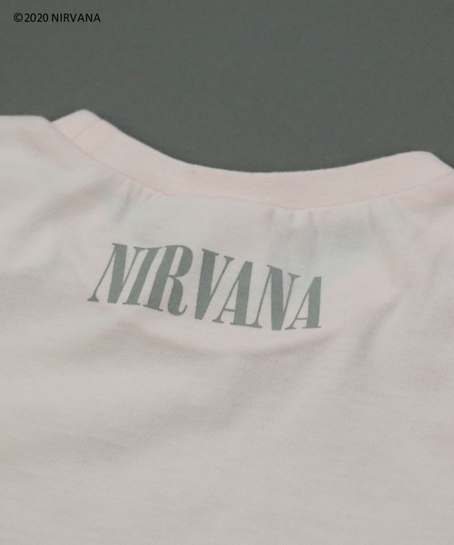 JAM & LINK(ジャムアンドリンク)の「NIRVANA/ニルヴァーナ ロゴ半袖Tシャツ(Tシャツ/カットソー・キッズ・ブラック/オフホワイト/ライトピンク・100cm/120cm/130cm/140cm/90cm/110cm)」の18枚目の写真