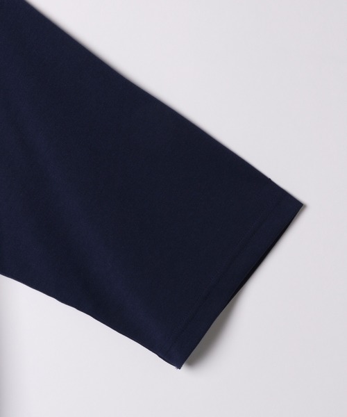 BAYFLOW（ベイフロー）の「[SEEDLER ( シードラー)]キリカエTEE（Tシャツ/カットソー・メンズ・ネイビー/サックスブルー・MEDIUM/LARGE）」の7枚目の写真