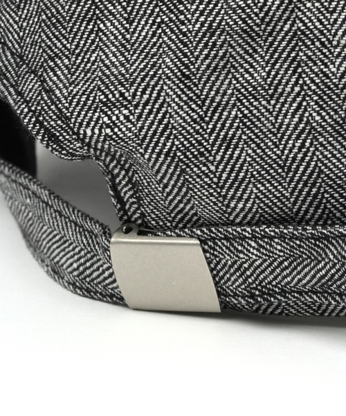 LAKOLE（ラコレ）の「ヘリンボーンキャップ / LAKOLE（キャップ・メンズ・ブラック/ベージュ/グレー・9）」の7枚目の写真