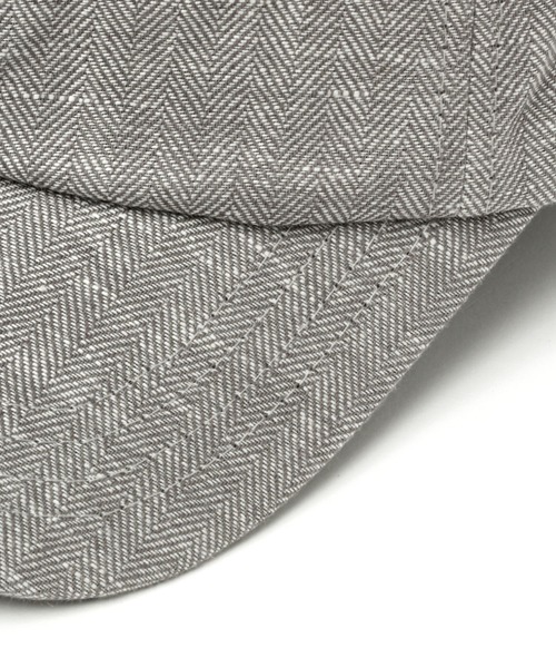 LAKOLE（ラコレ）の「ヘリンボーンキャップ / LAKOLE（キャップ・メンズ・ブラック/ベージュ/グレー・9）」の9枚目の写真