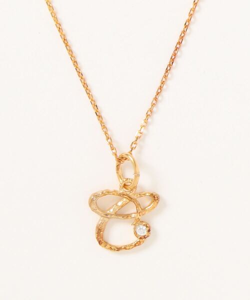 【セール】/SAINTS/イニシャルネックレス（ゴールド）（ネックレス）｜SAINTS（セインツ） 5,433円