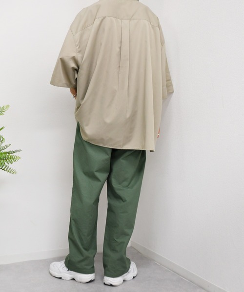 kutir(クティール)の「アソートワンポイント刺繍半袖シャツ(シャツ/ブラウス・メンズ・ライトブルー/ベージュ/ブラウン/オフホワイト/グリーン/ダークブルー・MEDIUM/LARGE)」の18枚目の写真