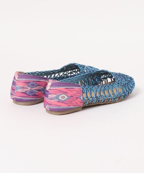 チャイハネ（チャイハネ）の「【チャイハネ】フラワーコードパンプス（パンプス・レディース・ホワイト/オレンジ/ブルー・MEDIUM/LARGE）」の8枚目の写真