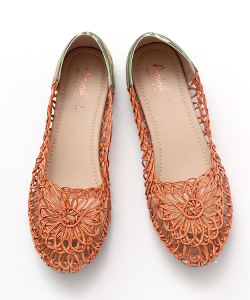 チャイハネ（チャイハネ）の「【チャイハネ】フラワーコードパンプス（パンプス・レディース・ホワイト/オレンジ/ブルー・MEDIUM/LARGE）」の11枚目の写真