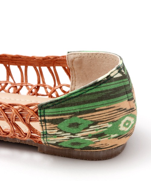 チャイハネ（チャイハネ）の「【チャイハネ】フラワーコードパンプス（パンプス・レディース・ホワイト/オレンジ/ブルー・MEDIUM/LARGE）」の13枚目の写真