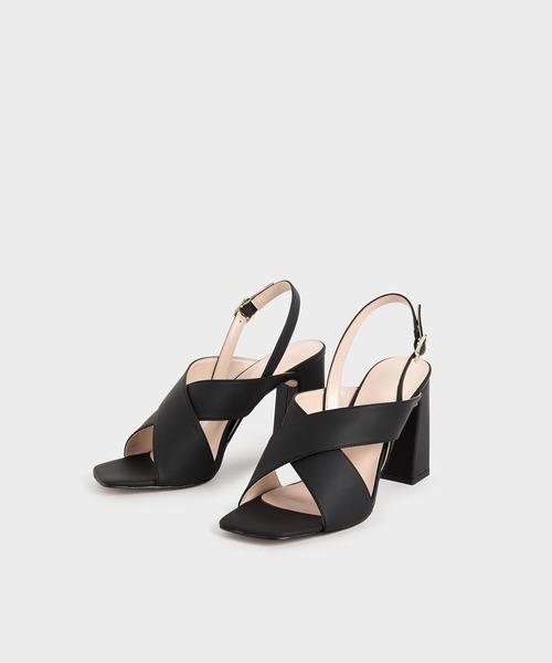 Sling back Sandal ブークレ スリングバックサンダル 2022-L2-CK1-71870005-01-1.jpg