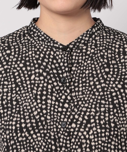 PAGEBOY（ページボーイ）の「アニマルドットBIGシャツ（シャツ/ブラウス・レディース・ブラック/ブラウン/オフホワイト・FREE）」の10枚目の写真