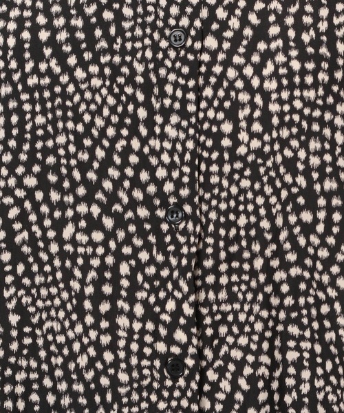 PAGEBOY（ページボーイ）の「アニマルドットBIGシャツ（シャツ/ブラウス・レディース・ブラック/ブラウン/オフホワイト・FREE）」の11枚目の写真