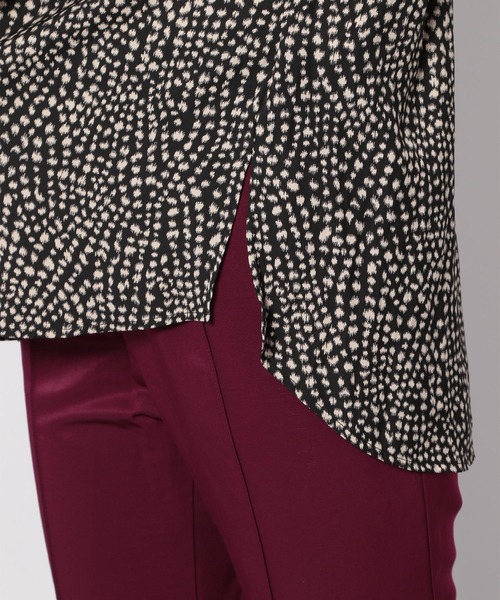 PAGEBOY（ページボーイ）の「アニマルドットBIGシャツ（シャツ/ブラウス・レディース・ブラック/ブラウン/オフホワイト・FREE）」の13枚目の写真