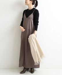 IENA | ニュアンスレオパード キャミワンピース◆(ワンピース)