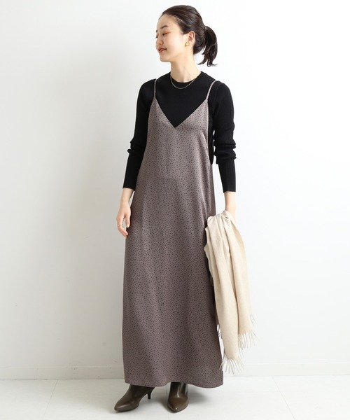 IENA（イエナ）の「ニュアンスレオパード キャミワンピース◆（ワンピース・レディース・グレー/グレー系その他・38/36）」の18枚目の写真