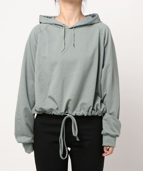 STYLEBLOCK(スタイルブロック)の「スウェットプルオーバーパーカー(パーカー・レディース・ブルー/グリーン・M/2XL/XL/L)」の5枚目の写真