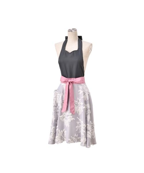 セール】ジャカード フルエプロン ピンク（エプロン）｜Francfranc