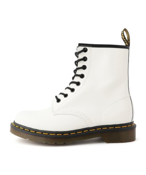 Dr. Martens(ドクターマーチン)の「DR. MARTENS / 8ホールショートブーツ(ブーツ・レディース・ホワイト・4/6/5)」の1枚目の写真