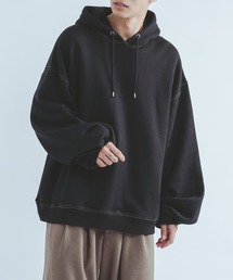 epnok | 配色ステッチルーズパーカー(パーカー)