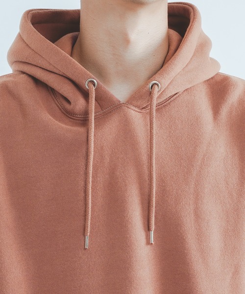 epnok（エプノック）の「配色ステッチルーズパーカー（パーカー・メンズ・オレンジ/ブラック/ベージュ・LARGE/MEDIUM）」の8枚目の写真