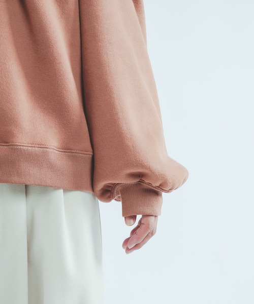 epnok（エプノック）の「配色ステッチルーズパーカー（パーカー・メンズ・オレンジ/ブラック/ベージュ・LARGE/MEDIUM）」の10枚目の写真