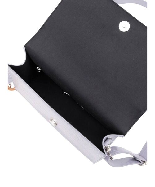 EVRIS（エヴリス）の「クロコライクWOODショルダーBAG（ショルダーバッグ・レディース・ブラック/パープル/ミント・FREE）」の11枚目の写真