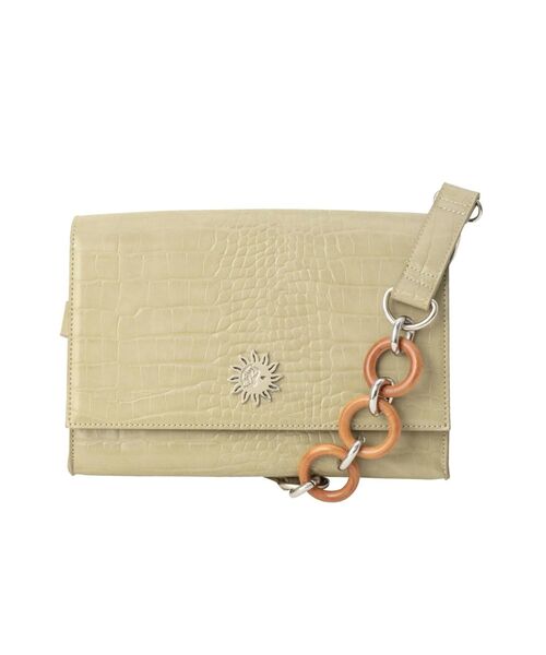 EVRIS（エヴリス）の「クロコライクWOODショルダーBAG（ショルダーバッグ・レディース・ブラック/パープル/ミント・FREE）」の16枚目の写真