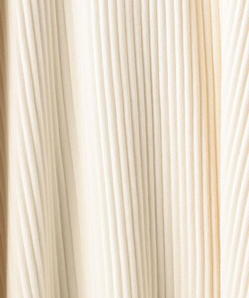 BASERANGE（ベースレンジ）の「＜BASERANGE（ベースレンジ）＞SHAW リブ ロングスリーブ ワンピース（ワンピース・レディース・オフホワイト/グレー/ブラック・X-SMALL）」の16枚目の写真