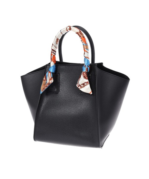 Edit Sheen（エディットシーン）の「スカーフ付きスクエアハンドバッグ（ハンドバッグ・レディース・ブラック/グレー/アイボリー/キャメル・FREE）」の12枚目の写真