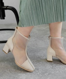 minia | スクエアトゥシアーブーツ　◇(ブーツ)